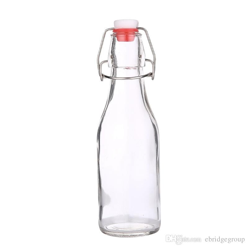 250ml round swing top bottles Maidao Glass