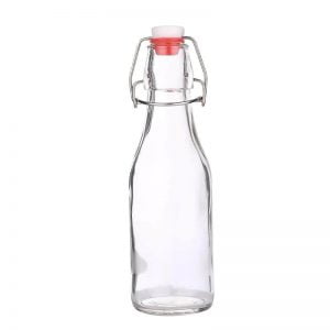 250ml round swing top bottles