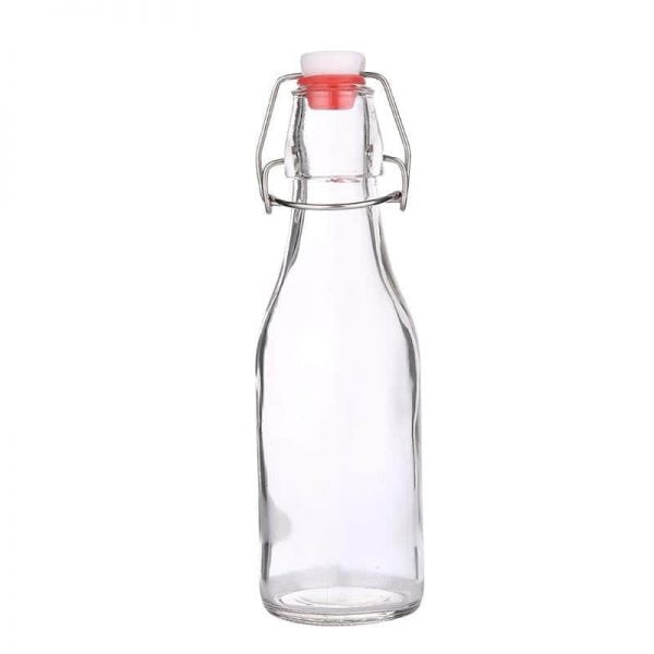 250ml round swing top bottles