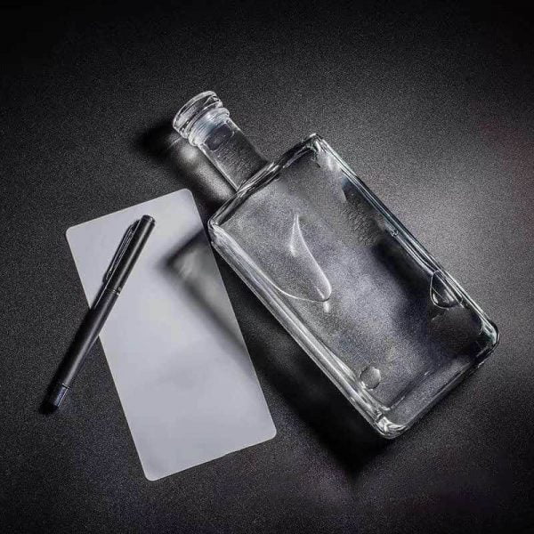 500ml flint glass liquor bottle