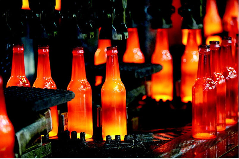 glass bottle production