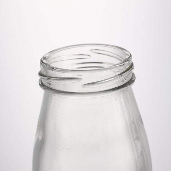 classic glass milk bottles mouth