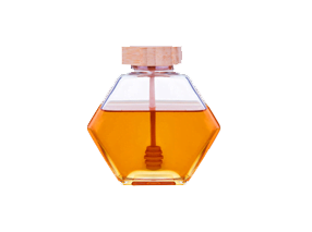 glass honey jars