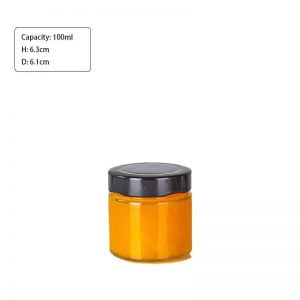 100ml 58Series Round Glass Jar