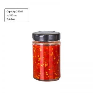 200ml 58Series Round Glass Jar