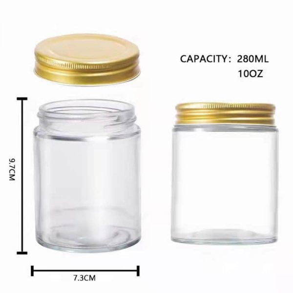 73 Series Straight Glass Jam Jar