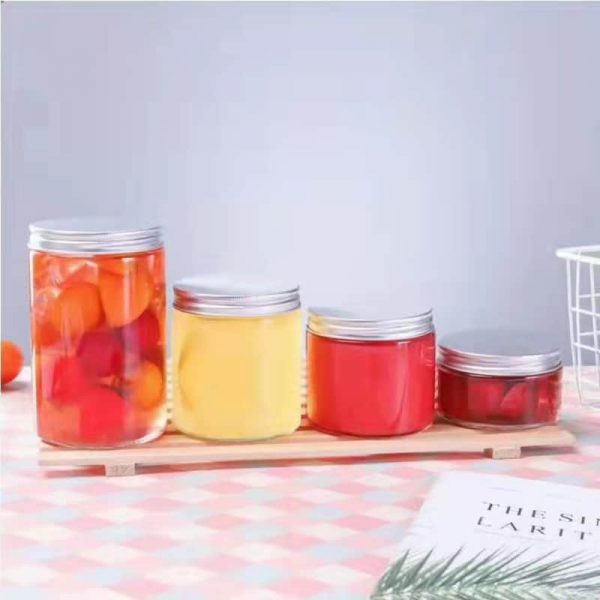 93 Series Straight Glass Jam Jar