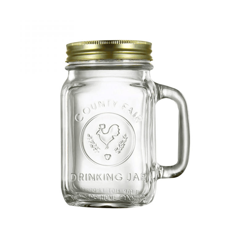 Classic Mason Jar With Handle Maidao Glass