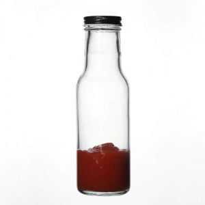 Glass Sauce Bottles Without Ring Neck