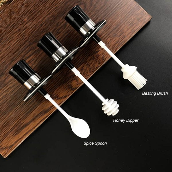 Spice Bottle With Brush Spoon Dipper