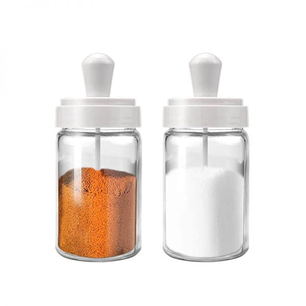 Spice Bottle With Brush Spoon Dipper