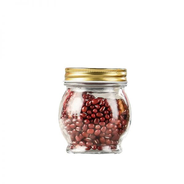 Unique Round Glass Jam Jars