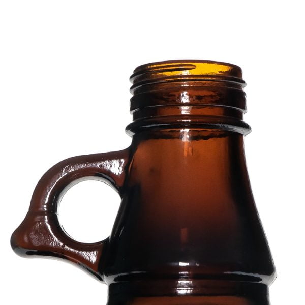 1 Gallon amber glass beer growler