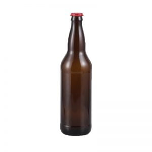 650ml amber beer bottle