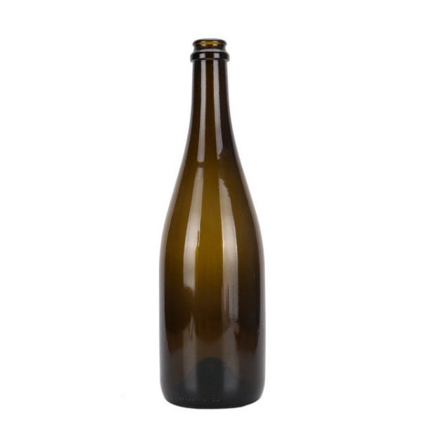 750ml Champagne wine glass bottle