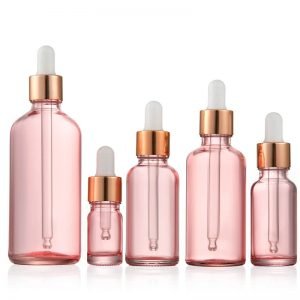 Pink Dropper Bottles