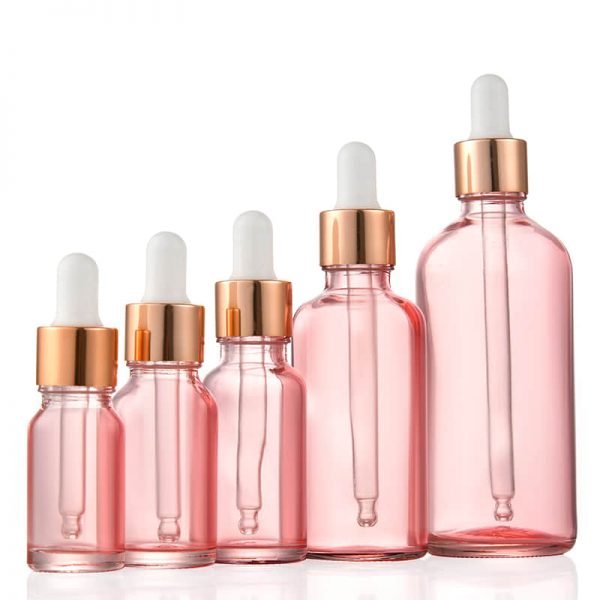 Pink Dropper Bottles