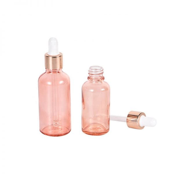 Pink Dropper Bottles