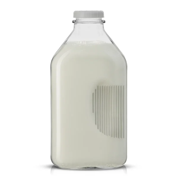 half gallon glass milk bottles